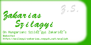 zakarias szilagyi business card